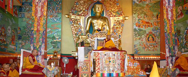 Sa Sainteté Le 14ème Dalaï Lama et Sa Sainteté le 17ème Gyalwang Karmapa