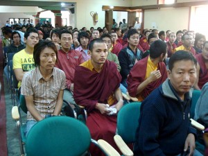 Etudiants de l’Université Centrale des Etudes Tibétaines