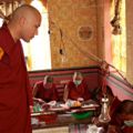 Sa Sainteté le Karmapa visite le monastère Bhoutanais à Bodhgaya