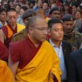 Présence du Gyalwang Karmapa au 8ème Jonang Monlam au Stupa de la Mahabodhi