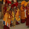 Arrivée du Gyalwang Karmapa à l’Institut Vajra Vidya à Sarnath