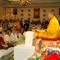 Sa Sainteté Le Gyalwang Karmapa donne une conférence pour les jeunes étudiants tibétains à New Delhi