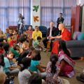 Le Gyalwang Karmapa donne un enseignement sur la paix à l’école de l’ambassade américaine